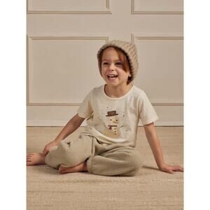 Rylee & Cru Basic Tee with Snowman